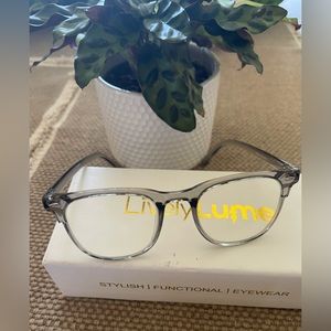 Lively Lume Progressive Reading Glasses +225 Women New With Box Clear Grey NEW